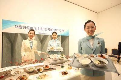 云端上的味蕾盛宴 大韓航空首推傳統韓式料理全餐服務